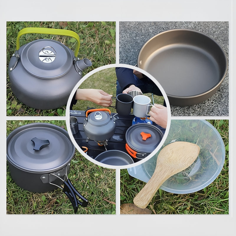 2-Person Camping Cookware Set for Backpacking Meals - product view 12 | Buffalo Gears