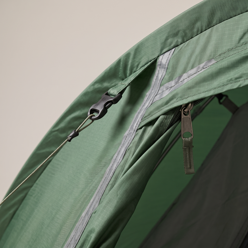 2-Person Double-Layer Dome Tent Waterproof Quick-Pitch Camping - product view 2 | Buffalo Gears