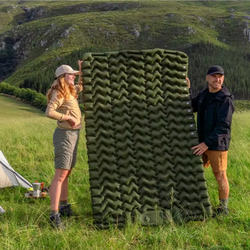 2-Person Inflatable Sleeping Pad for Shared Camping Comfort - product view 2 | Buffalo Gears