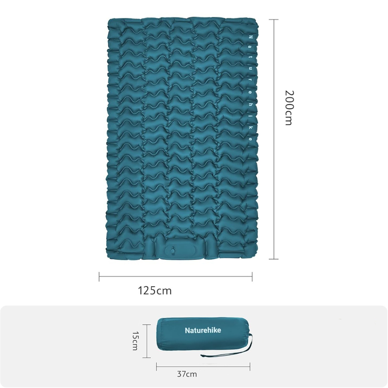 2-Person Inflatable Sleeping Pad for Shared Camping Comfort - product view 9 | Buffalo Gears