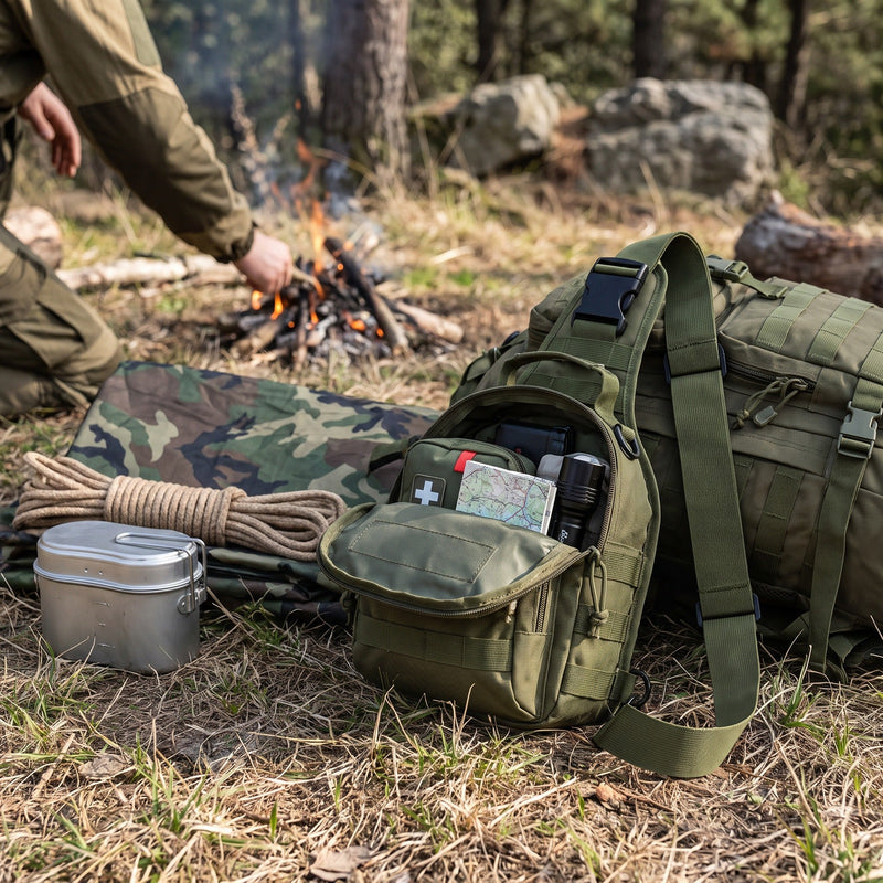 20L Sling Chest Pack in Water-Resistant 800D Oxford - product view 5 | Buffalo Gears