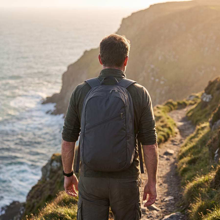 22L Lightweight Foldable Daypack Water-Resistant Packable Trail Bag - product view 3 | Buffalo Gears