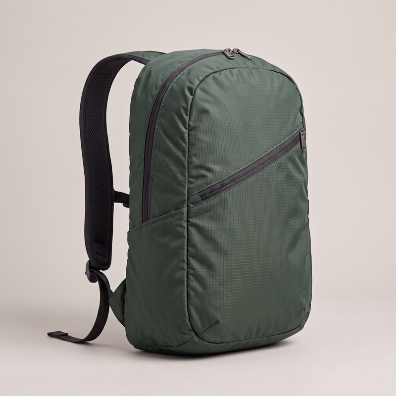 22L Lightweight Foldable Daypack Water-Resistant Packable Trail Bag - Forest Green | Buffalo Gears