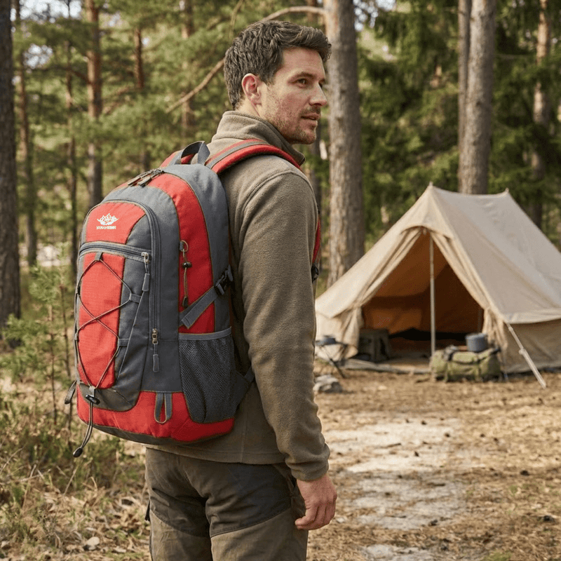 30L Weather-Resistant Hiking Daypack with Ventilated Back - product view 5 | Buffalo Gears