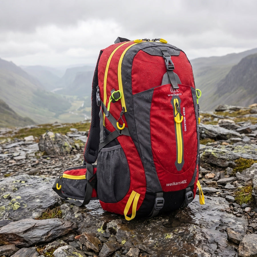 40 Litre Waterproof Trekking Pack with Back Ventilation - product view 4 | Buffalo Gears