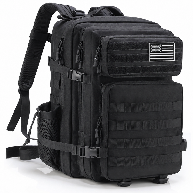 45-Litre Tactical Backpack with Full MOLLE Webbing - product view 4 | Buffalo Gears