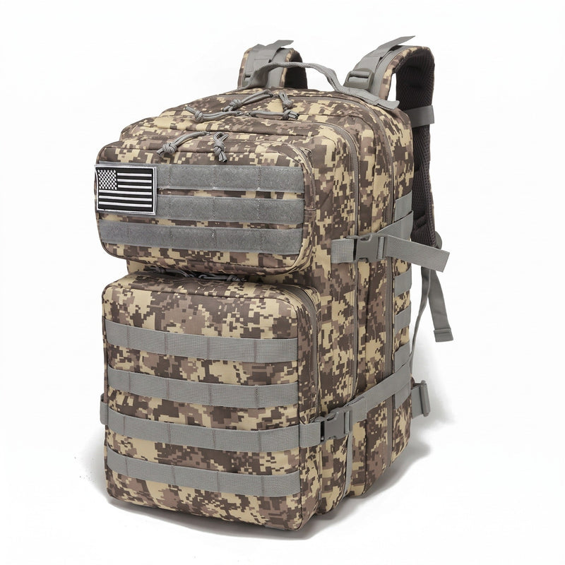 45L MOLLE Rucksack with 5 Pockets in 600D Nylon - product view 9 | Buffalo Gears