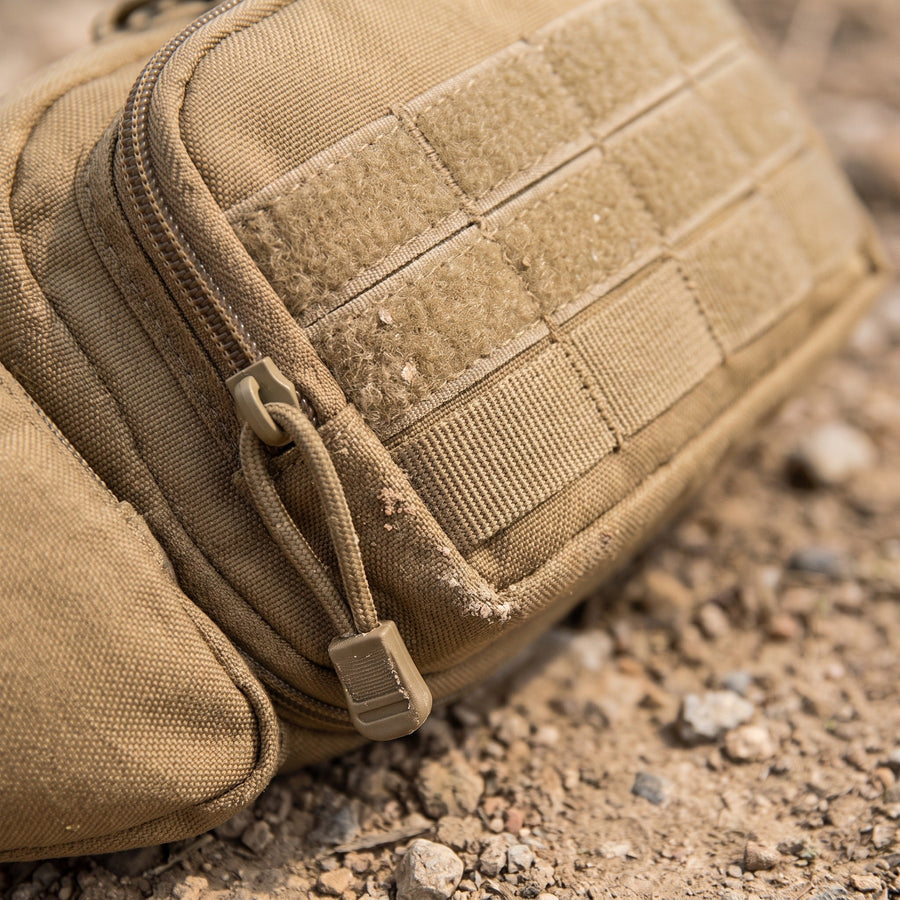 900D Nylon Waist Bag with MOLLE Panel, Waist or Sling - product view 4 | Buffalo Gears