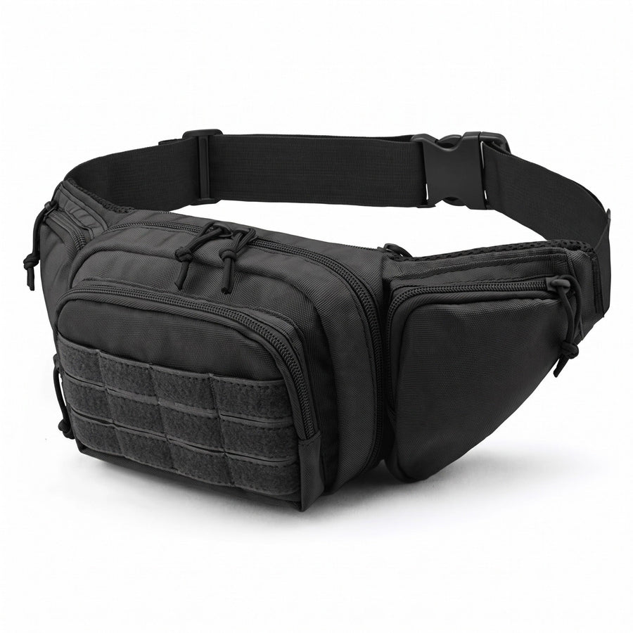 900D Nylon Waist Bag with MOLLE Panel, Waist or Sling - product view 7 | Buffalo Gears