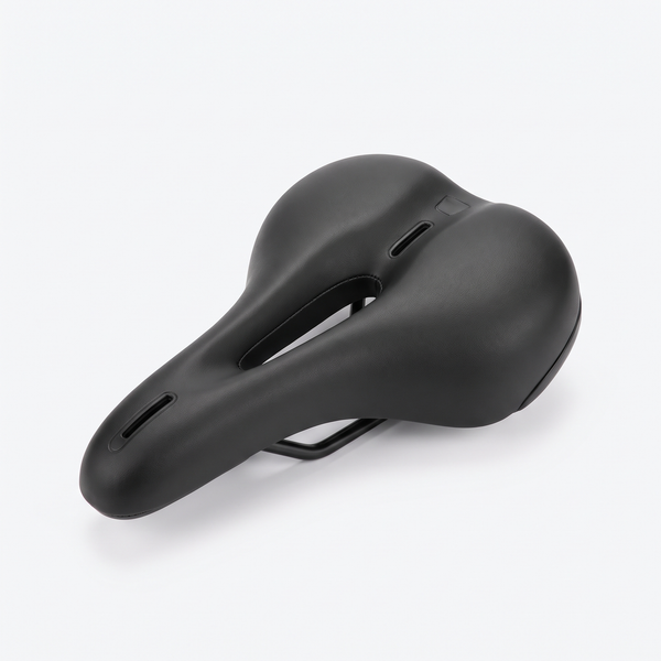 ActiveZone Gel Bike Seat with Suspension and Cut-Out Design