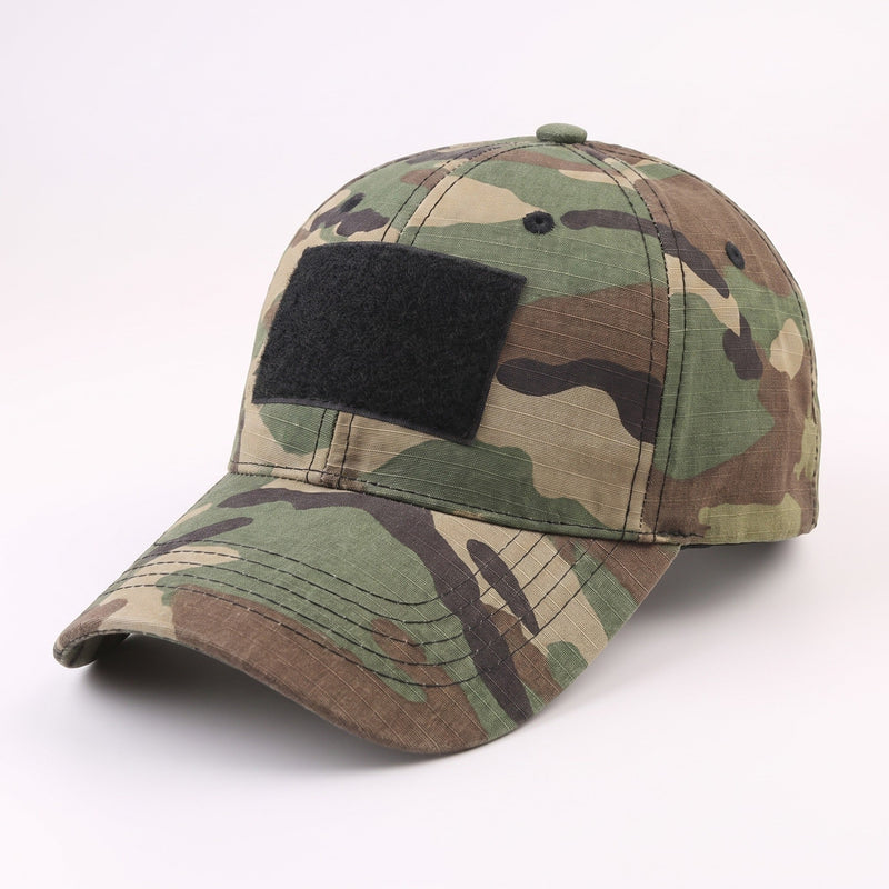 Adjustable Camouflage Field Cap in Breathable Polyester - product view 10 | Buffalo Gears