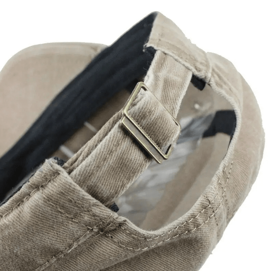 Adjustable Cotton Sun Cap for Hiking, Camping and Travel - product view 12 | Buffalo Gears