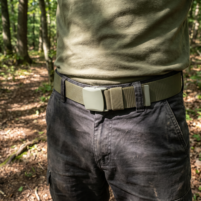 Adjustable Nylon MOLLE Battle Belt for Tactical Loadouts - product view 2 | Buffalo Gears