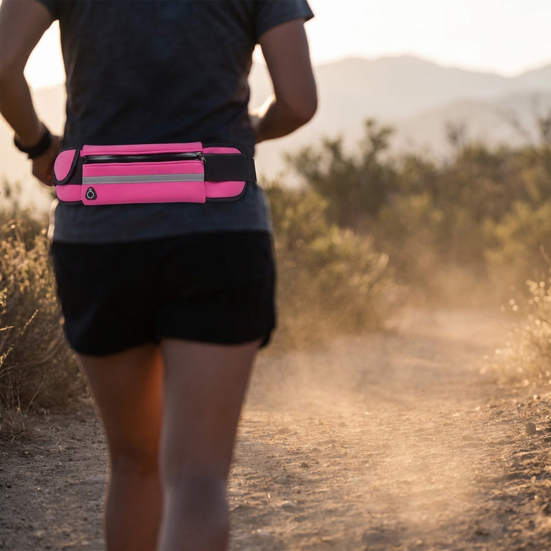 Adjustable Trail Running Waist Belt with Headphone Port - product view 3 | Buffalo Gears