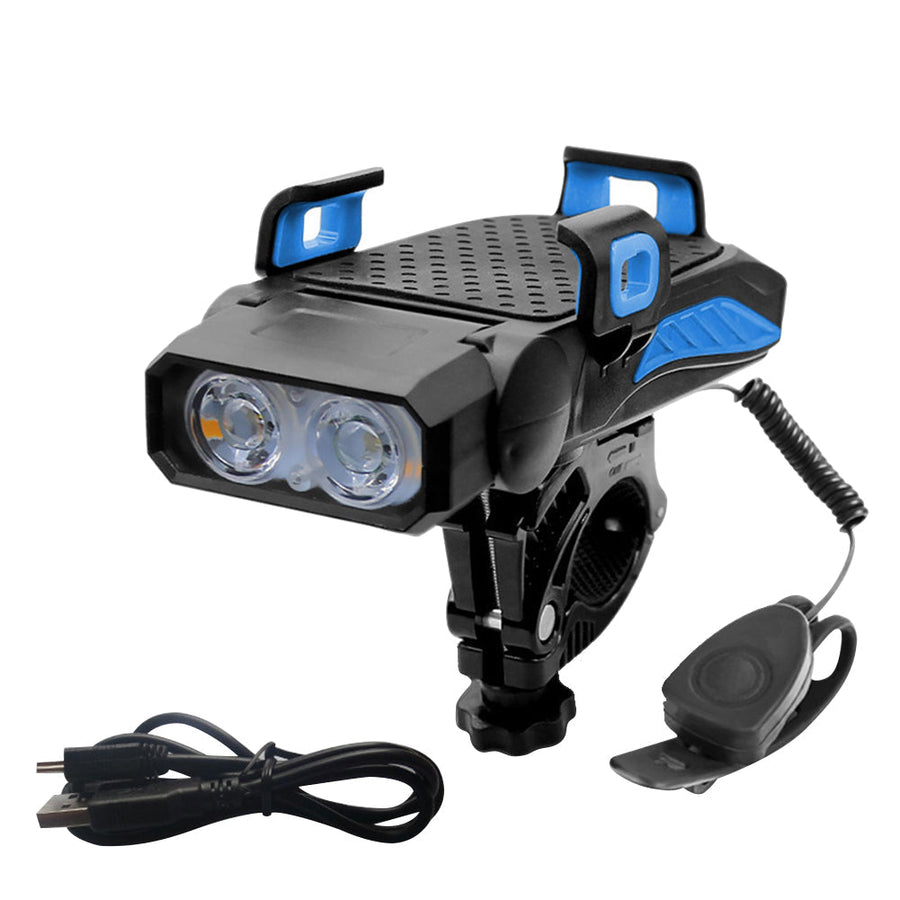 All-in-One Bike Phone Holder with Light, Bell and Power Bank - product view 6 | Buffalo Gears