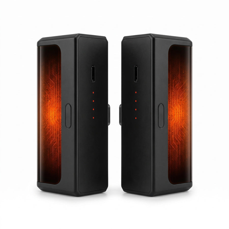 Aluminium Pocket Hand Warmers, Pair with Two-Sided Heating - product view 1 | Buffalo Gears