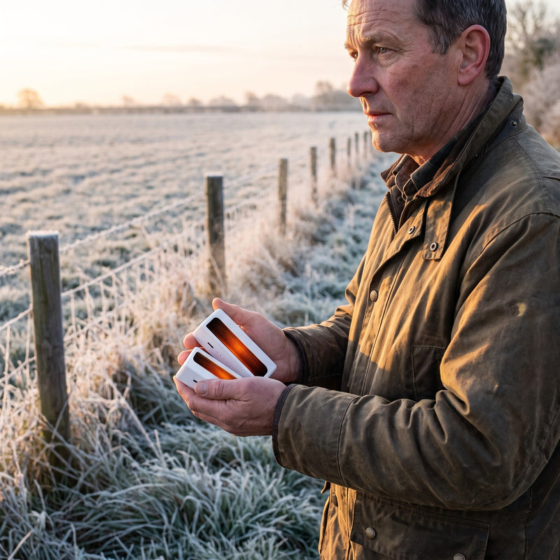 Aluminium Pocket Hand Warmers, Pair with Two-Sided Heating - product view 2 | Buffalo Gears