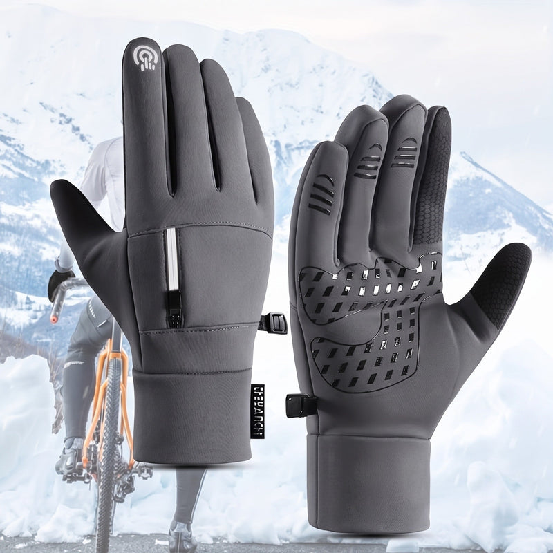 Anti Slip Winter Gloves with Polyurethane Grip Palm - product view 6 | Buffalo Gears
