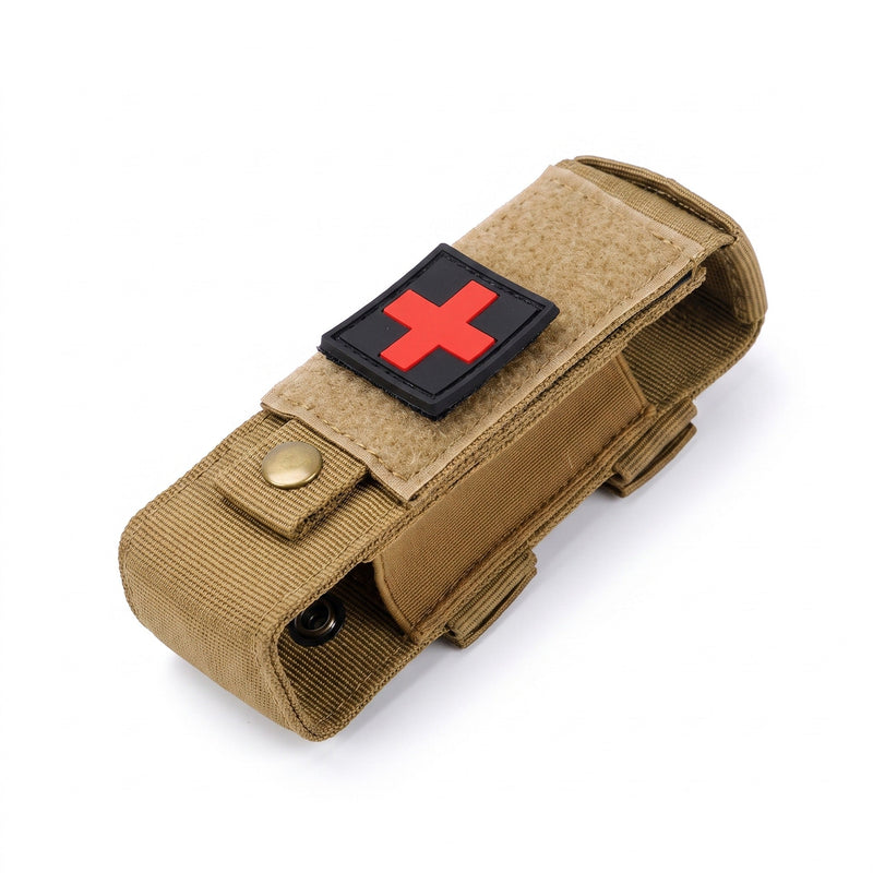 Belt-Mounted Tourniquet Pouch in Aluminium, ABS and Nylon - product view 7 | Buffalo Gears