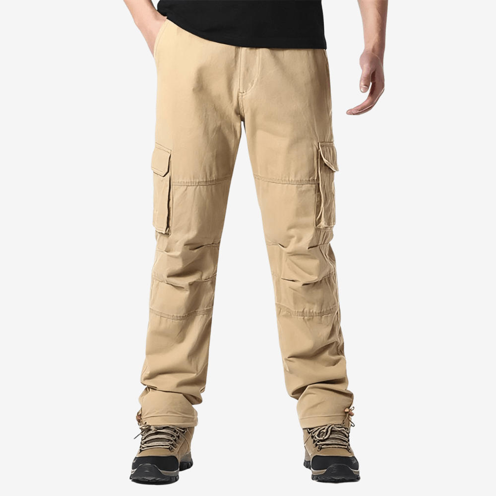 Breathable Cotton Cargo Trousers for All-Season Trekking - product view 1 | Buffalo Gears