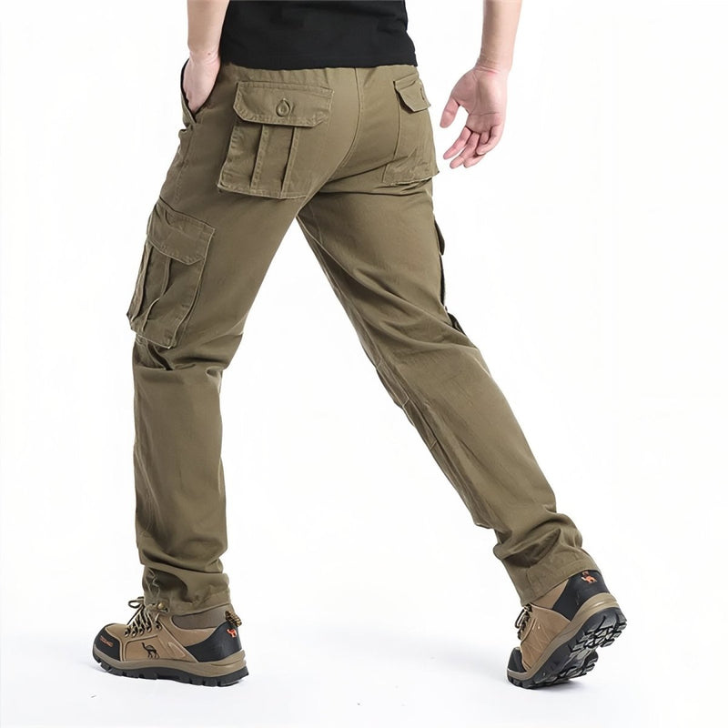 Breathable Cotton Cargo Trousers for All-Season Trekking - product view 5 | Buffalo Gears