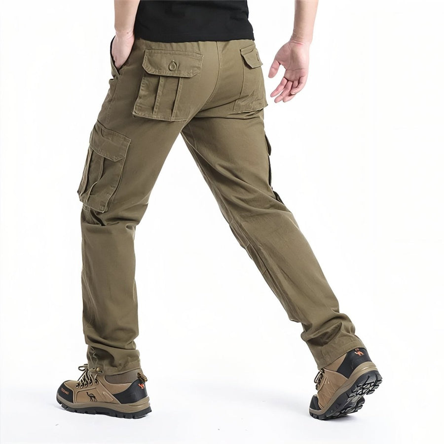 Breathable Cotton Cargo Trousers for All-Season Trekking - product view 5 | Buffalo Gears