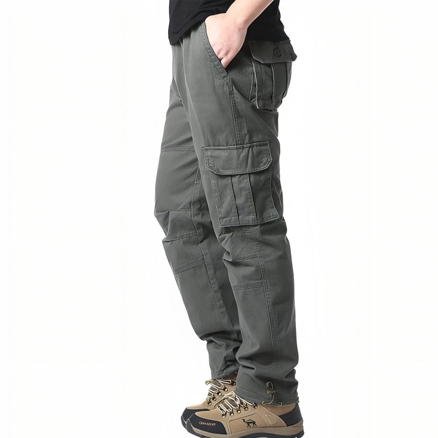 Breathable Cotton Cargo Trousers for All-Season Trekking - product view 13 | Buffalo Gears