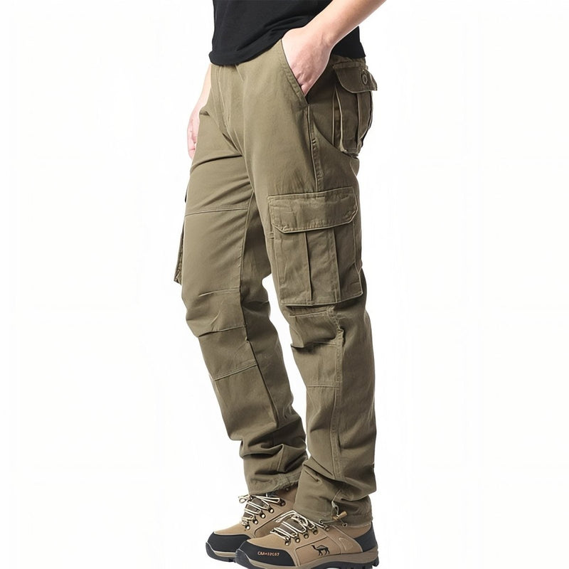 Breathable Cotton Cargo Trousers for All-Season Trekking - product view 14 | Buffalo Gears