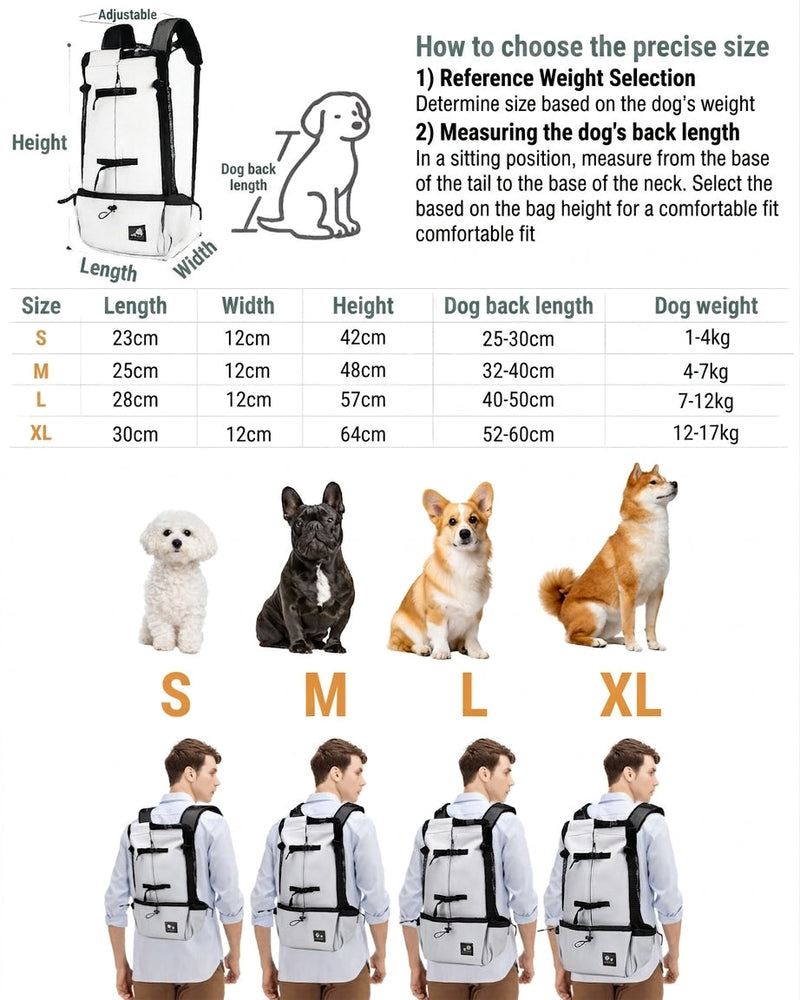 Breathable Dog Carrier Backpack for Hiking Trips - product view 14 | Buffalo Gears