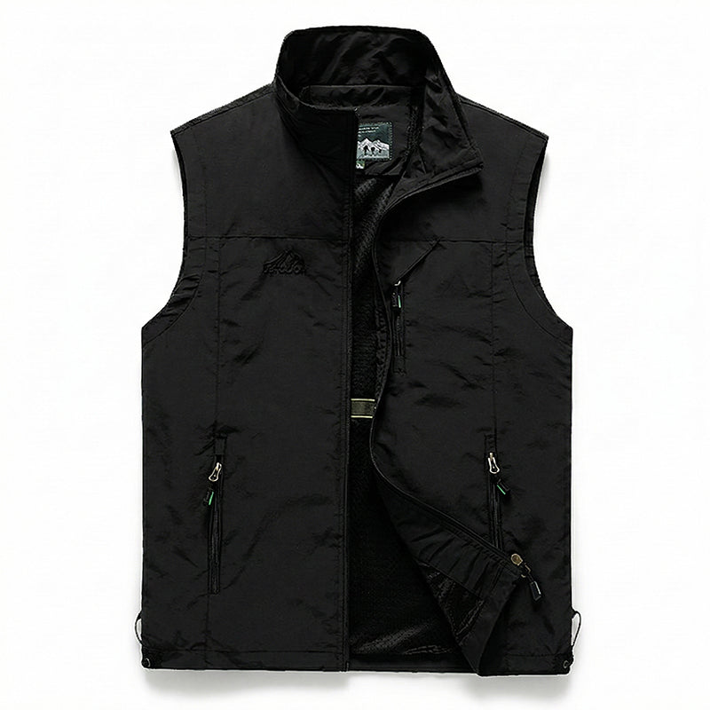 Breathable Mesh Fishing Vest with Multiple Pockets - product view 4 | Buffalo Gears
