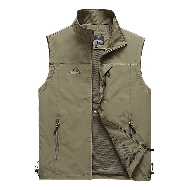 Breathable Mesh Fishing Vest with Multiple Pockets - product view 5 | Buffalo Gears