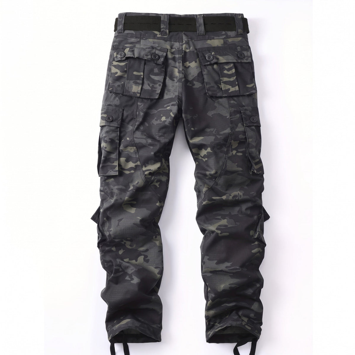 Camouflage Cargo Trousers for Men with Flap Pockets - product view 1 | Buffalo Gears