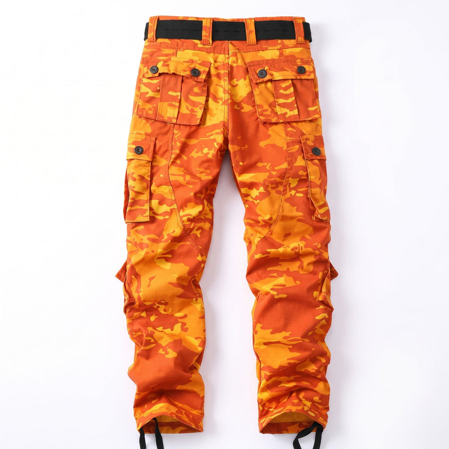 Camouflage Cargo Trousers for Men with Flap Pockets - product view 5 | Buffalo Gears