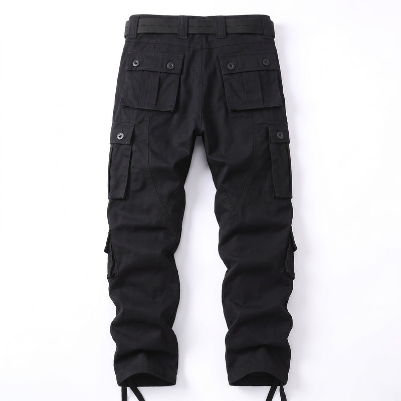 Camouflage Cargo Trousers for Men with Flap Pockets - product view 7 | Buffalo Gears