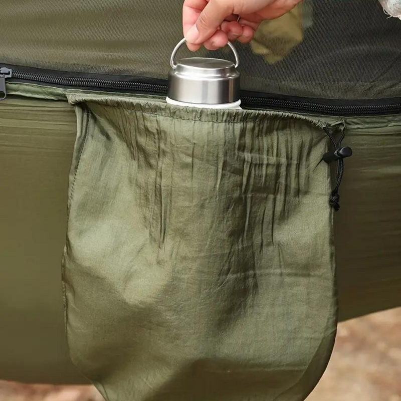 Camping Hammock with Built-In Mosquito Net Cover - product view 5 | Buffalo Gears