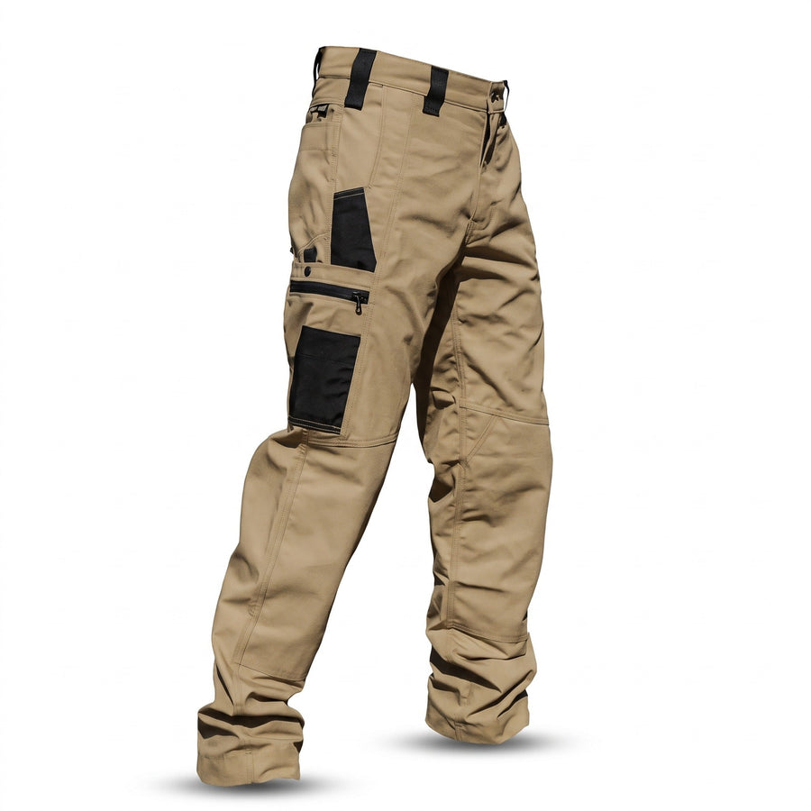 Cargo Trousers for Men with Zip Pockets, Straight Leg - product view 6 | Buffalo Gears