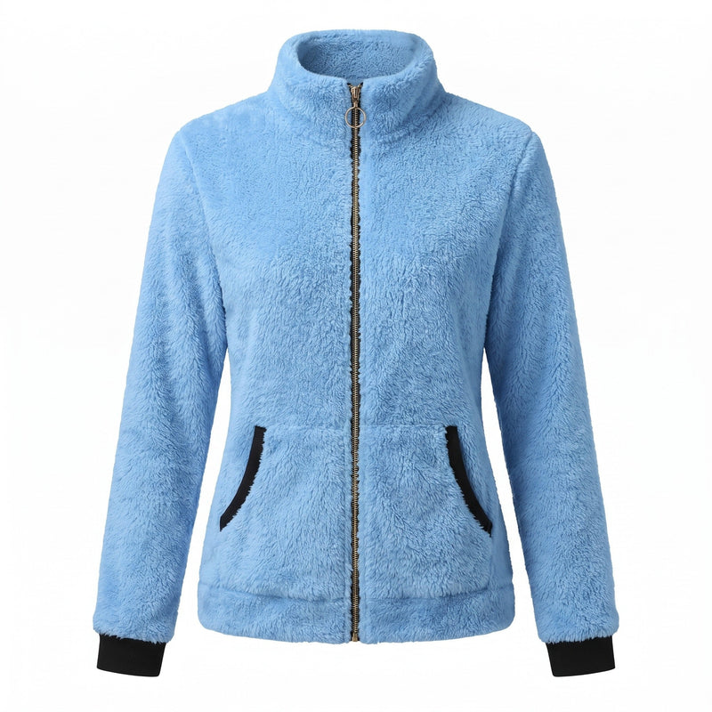 Casual Jacket for Women with Plush Trimmed Zip - product view 10 | Buffalo Gears