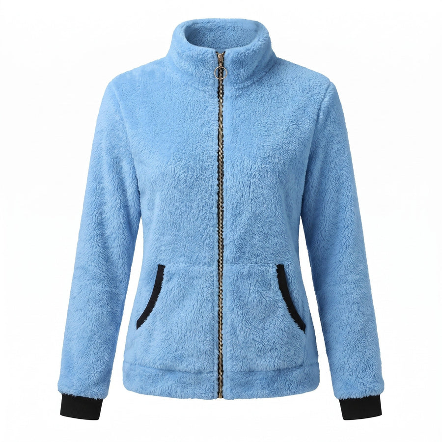 Casual Jacket for Women with Plush Trimmed Zip - product view 10 | Buffalo Gears