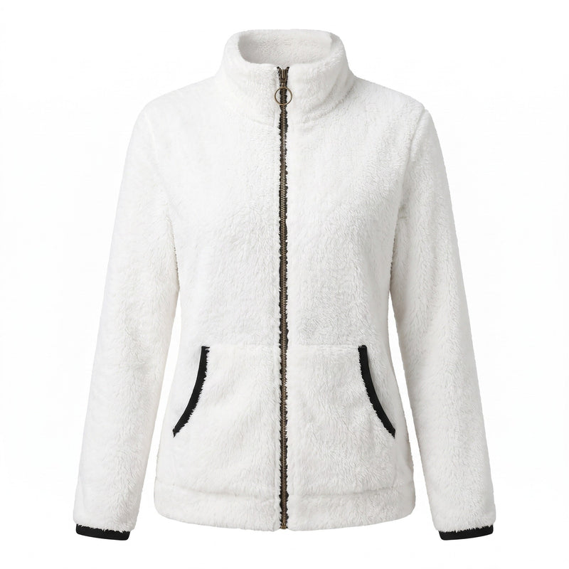 Casual Jacket for Women with Plush Trimmed Zip - product view 12 | Buffalo Gears