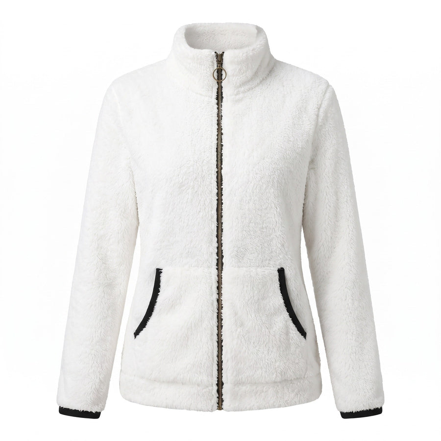 Casual Jacket for Women with Plush Trimmed Zip - product view 12 | Buffalo Gears