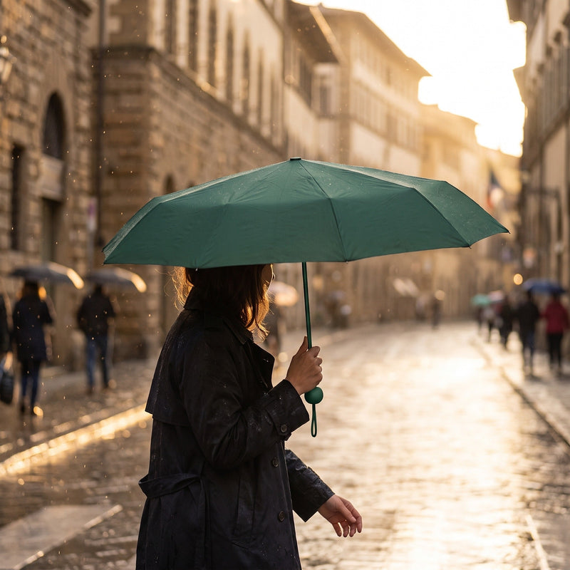 Compact Folding Travel Umbrella with Manual Open - product view 3 | Buffalo Gears