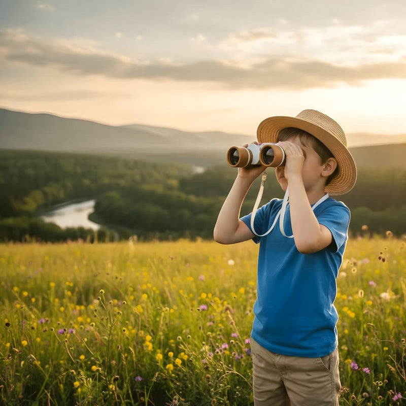 Compact Kids Binoculars for Outdoor Nature Exploring - product view 4 | Buffalo Gears