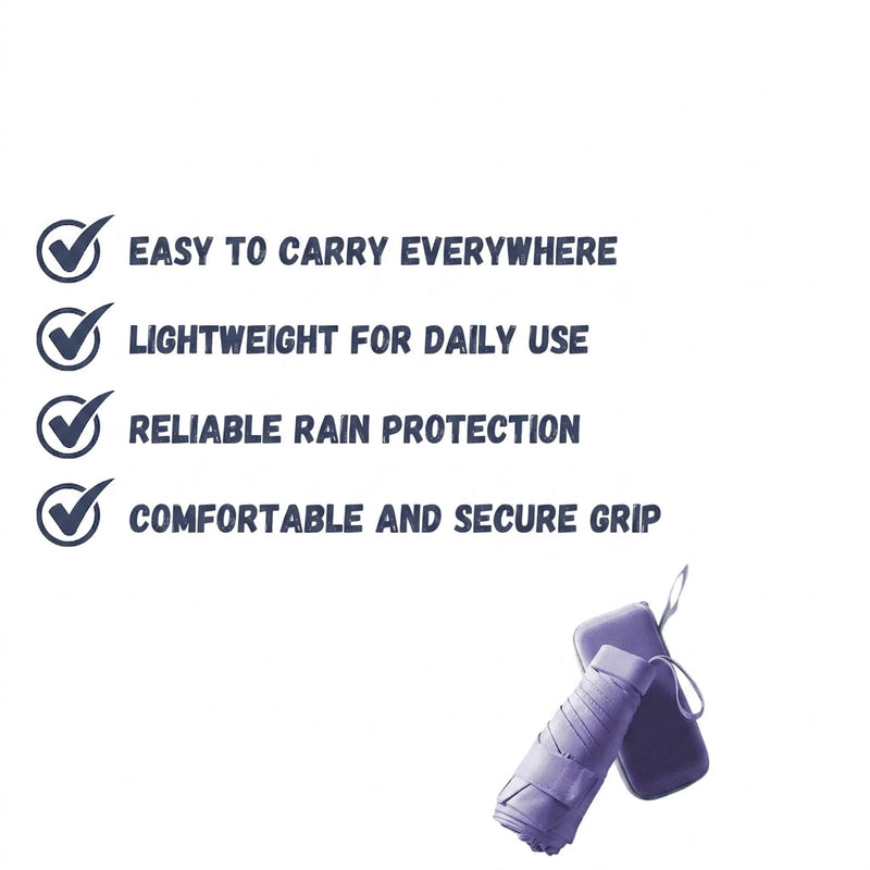 Compact Lightweight Umbrella for Hiking and Commuting - product view 3 | Buffalo Gears