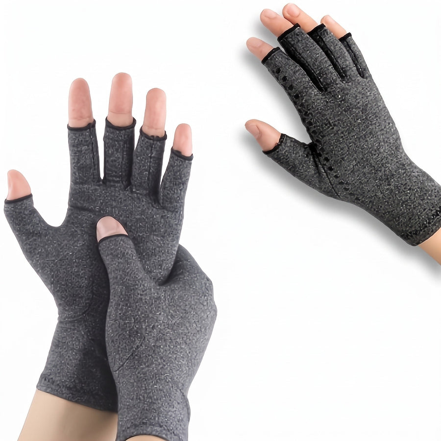 Compression Gloves with Wrist Support and Touchscreen Tips - product view 1 | Buffalo Gears