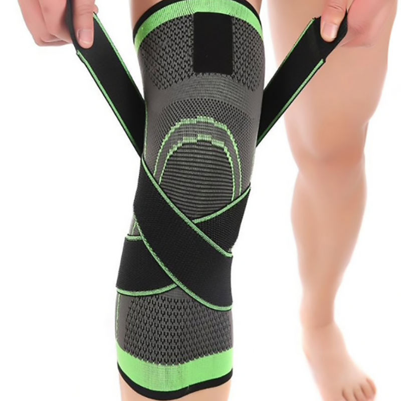 Compression Knee Brace with Patellar Support for Hiking - product view 2 | Buffalo Gears