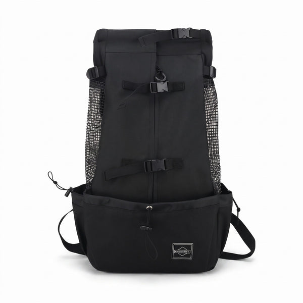 Dog Hiking Carrier Backpack with Ventilated Mesh and Padded Straps