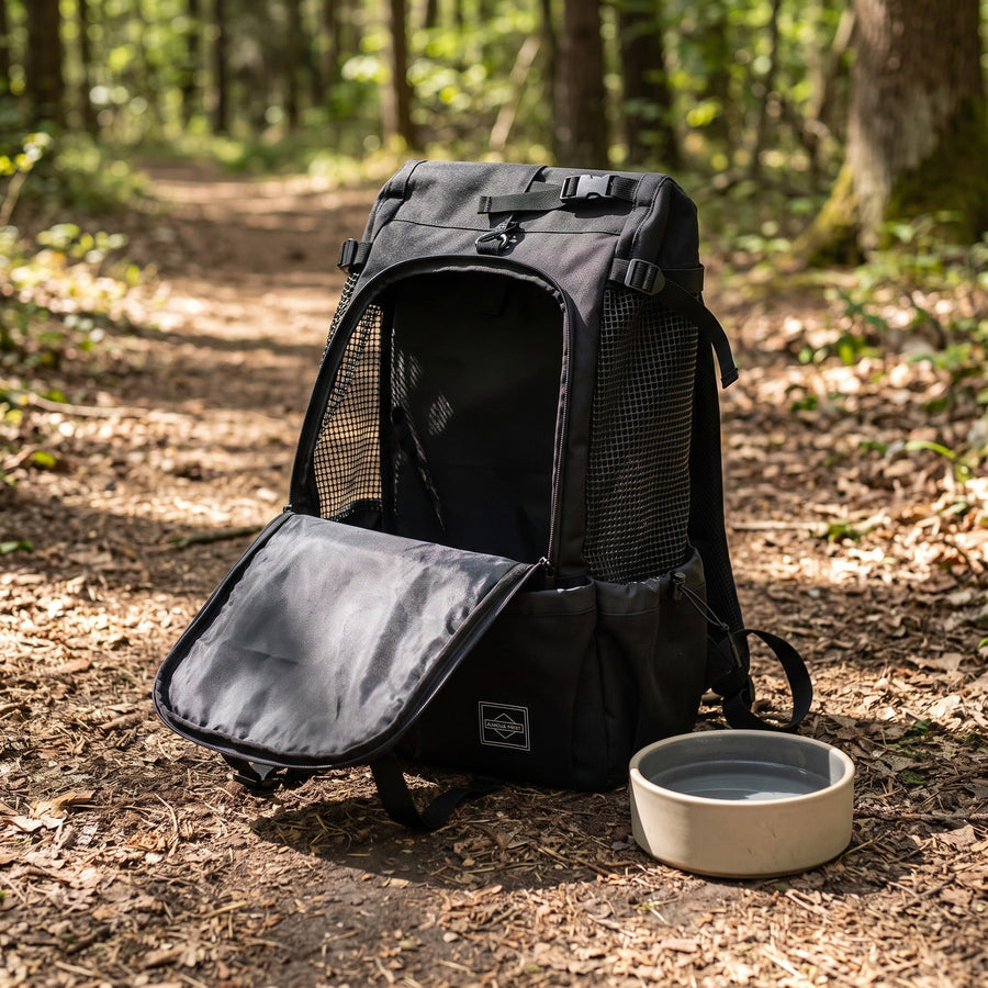 Dog Hiking Carrier Backpack with Ventilated Mesh and Padded Straps - product view 5 | Buffalo Gears