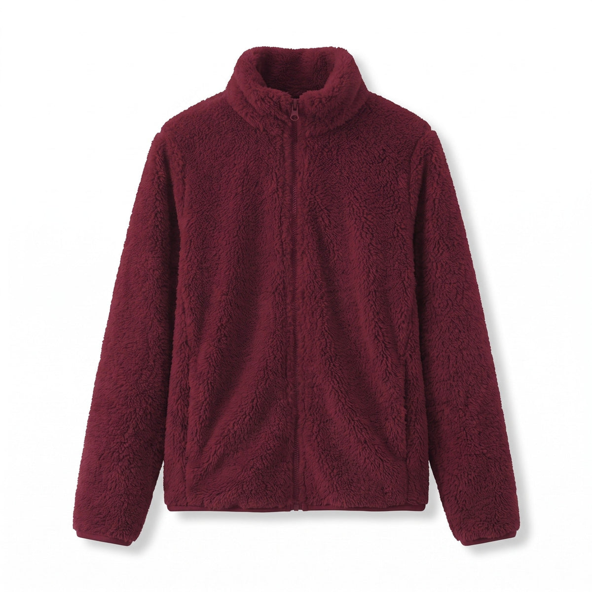 Double Faced Plush Coat for Women with Coral Fleece Lining - product view 1 | Buffalo Gears