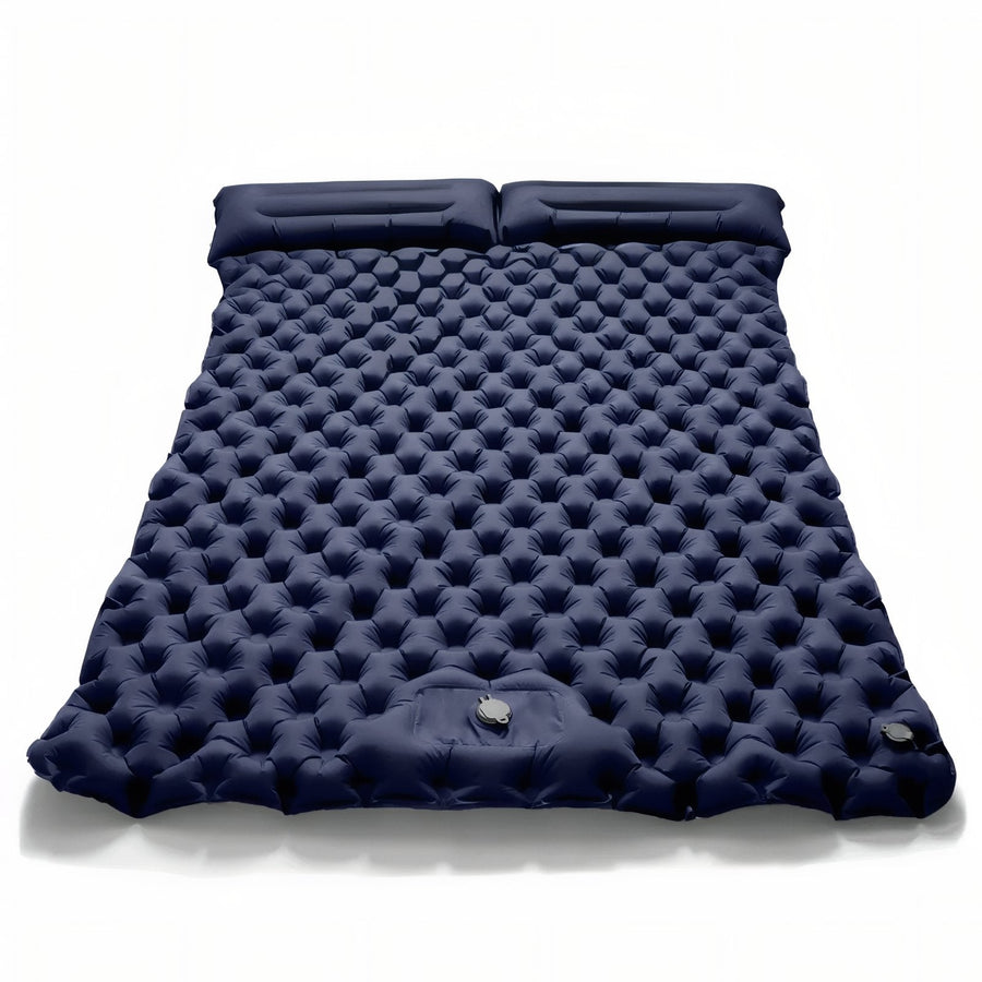 Double Width Inflatable Camping Mat with Pillows - product view 1 | Buffalo Gears
