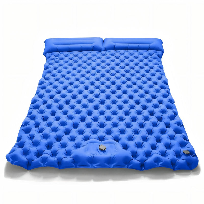 Double Width Inflatable Camping Mat with Pillows - product view 11 | Buffalo Gears